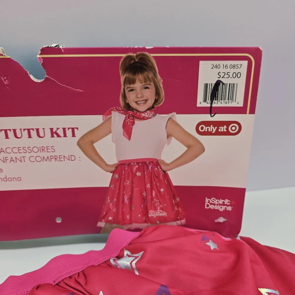 Barbie Western Tutu Kit with Stars Halloween Costume Girls